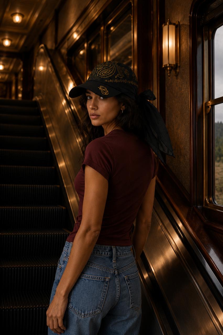 Black Crown AURA With Cotton Brim