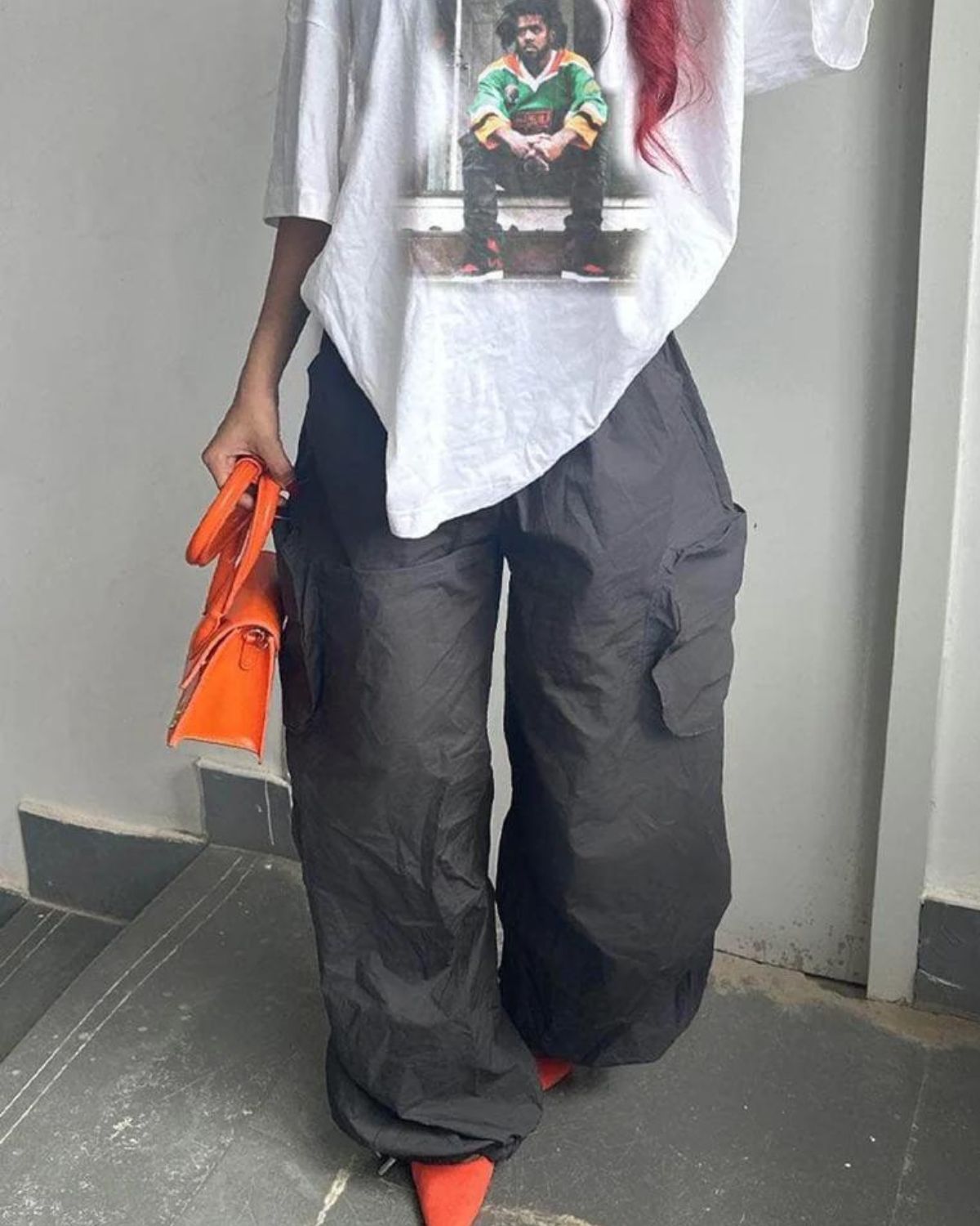 Grey Tactical Cargo Pants