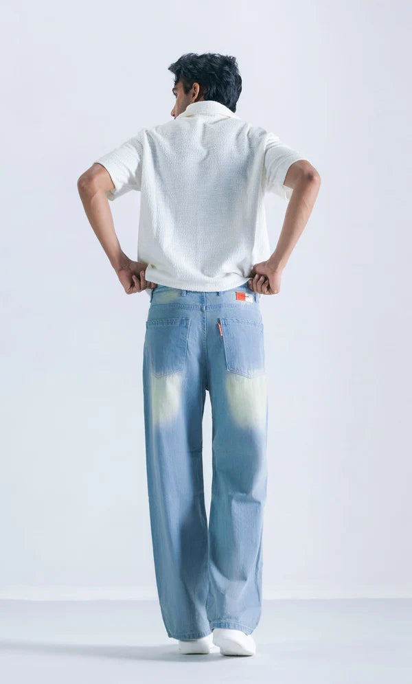 Hemp Stitching Straight Fit
