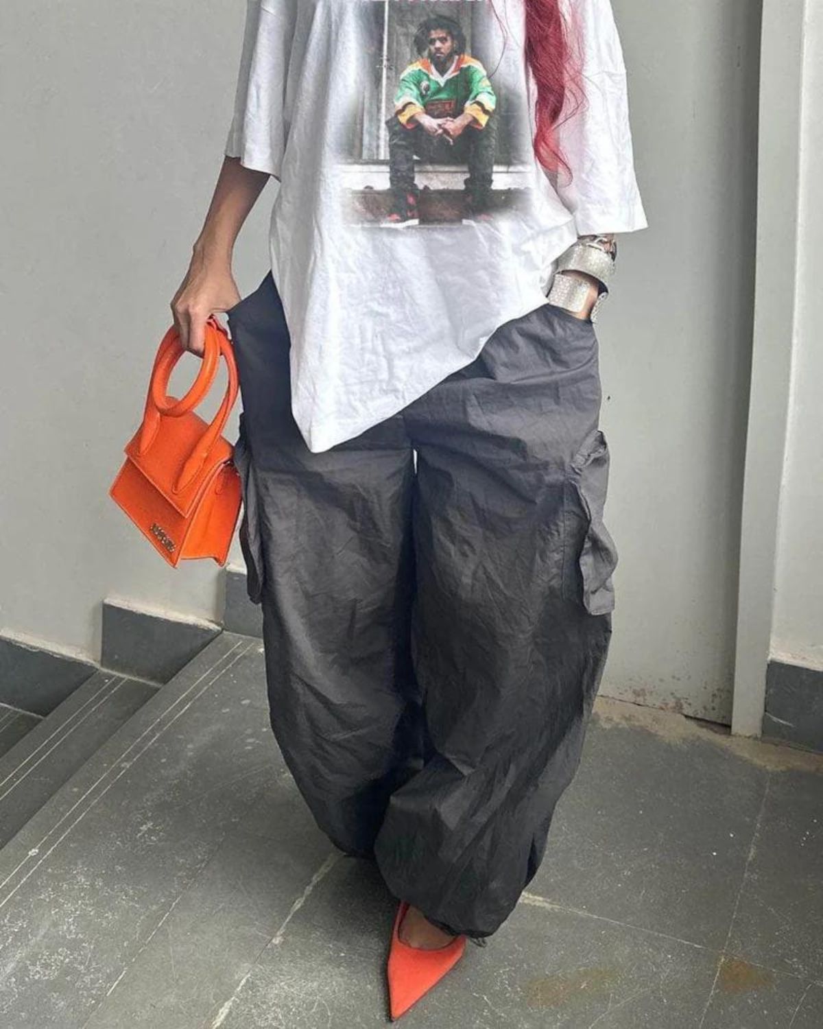 Grey Tactical Cargo Pants