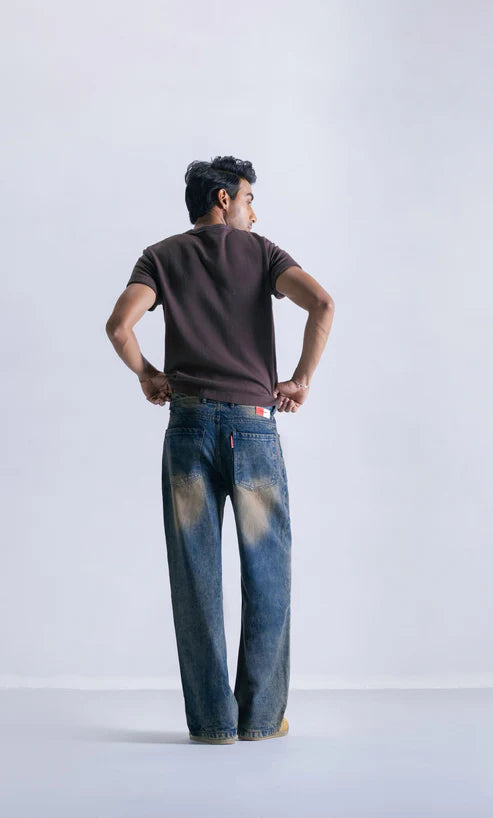 Straight Fit Jeans - Vintage Sepia