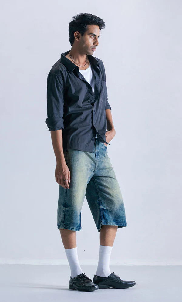 Relaxed Jorts - Vintage Faded