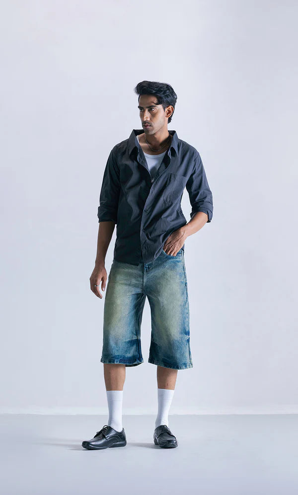 Relaxed Jorts - Vintage Faded