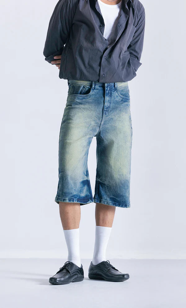 Relaxed Jorts - Vintage Faded