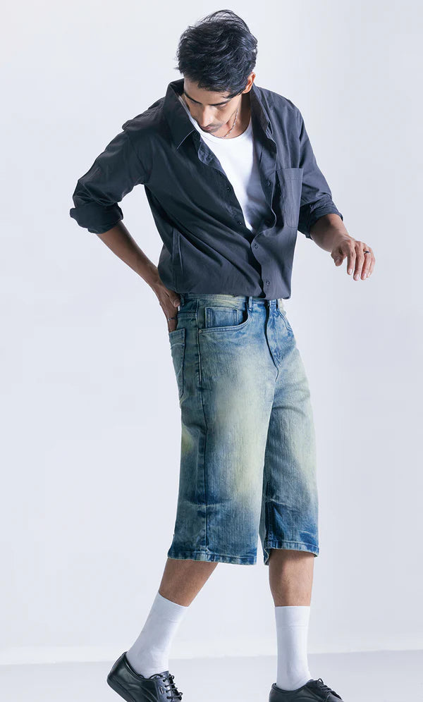 Relaxed Jorts - Vintage Faded