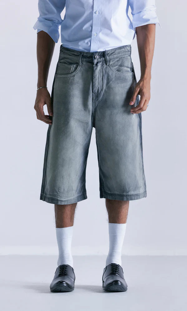 Relaxed Jorts - Black Foam