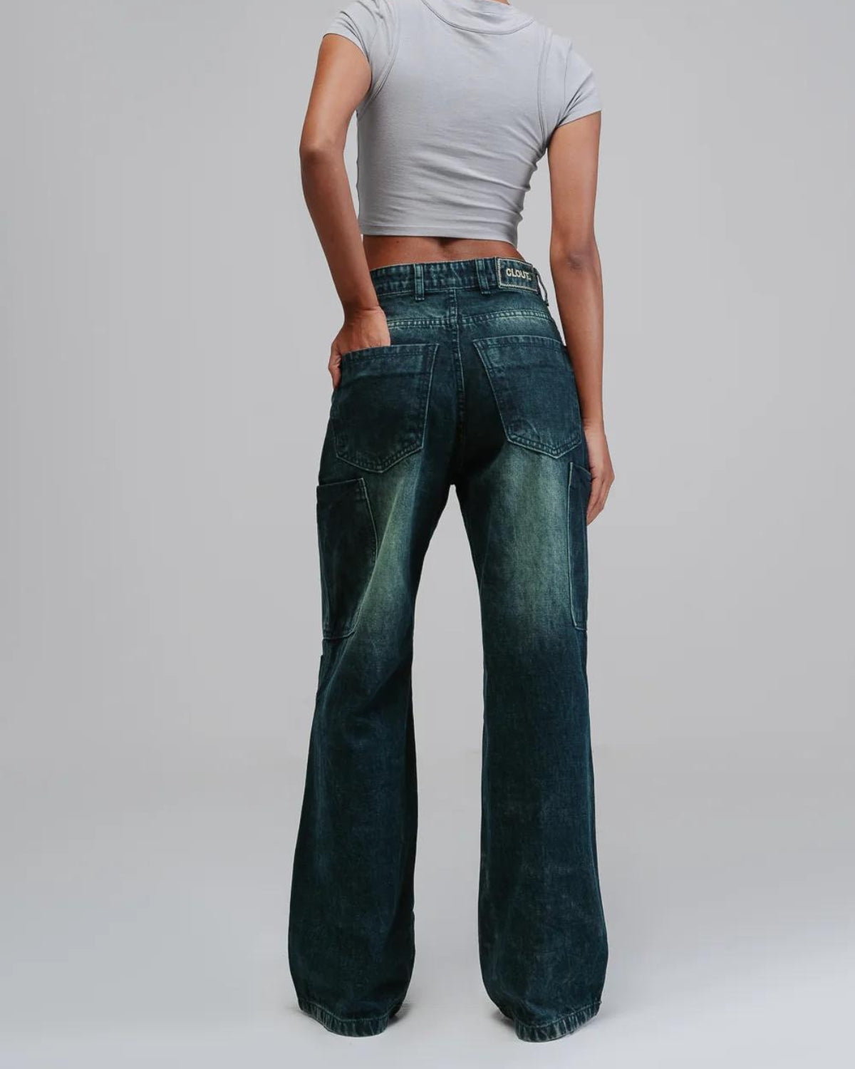 UTILITY STRAIGHT CARGO - TURQUOISE TINT