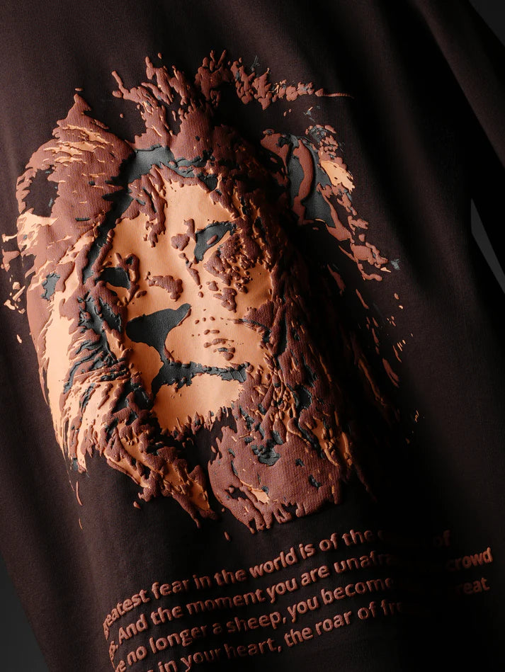 Lion Tee Brown
