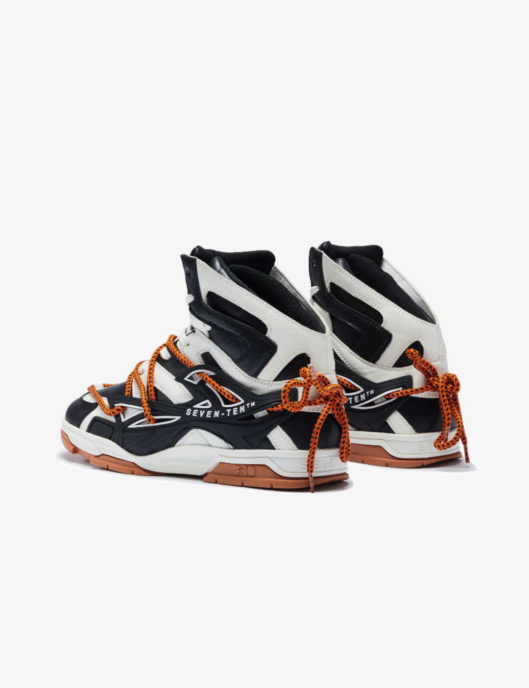 739 Orange Puffin High-Top Sneakers