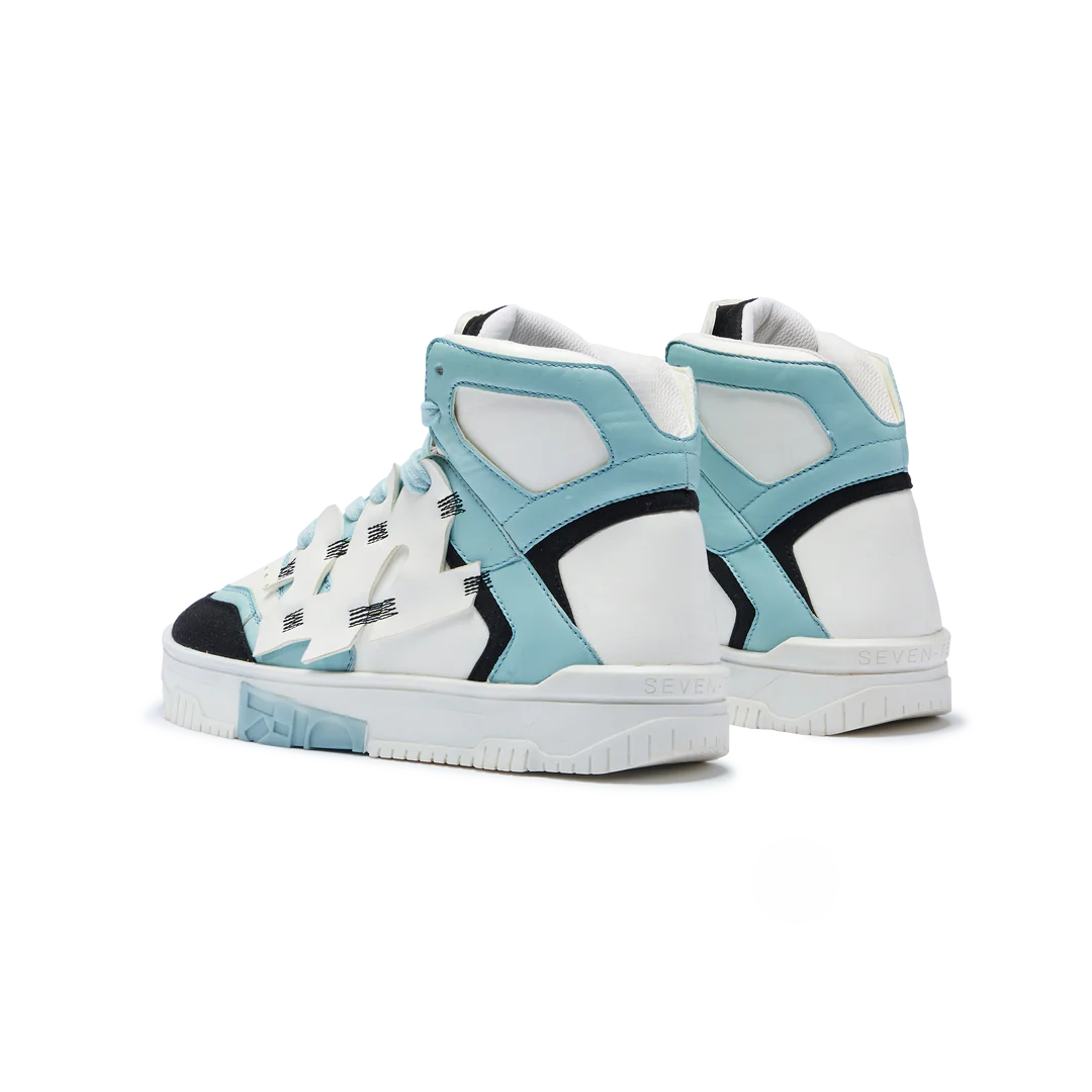 736 Cloud White High-Top Sneakers
