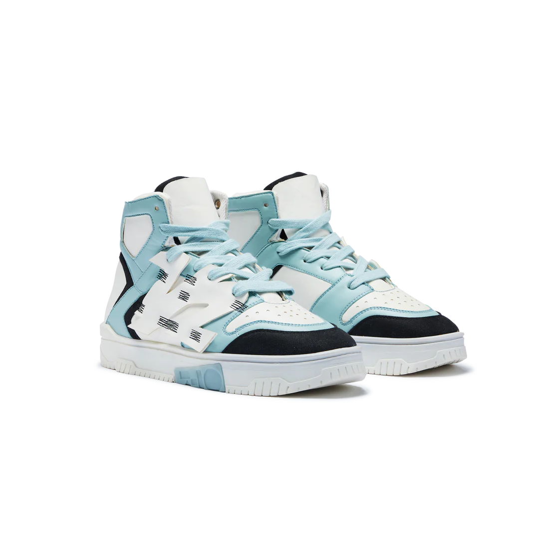 736 Cloud White High-Top Sneakers