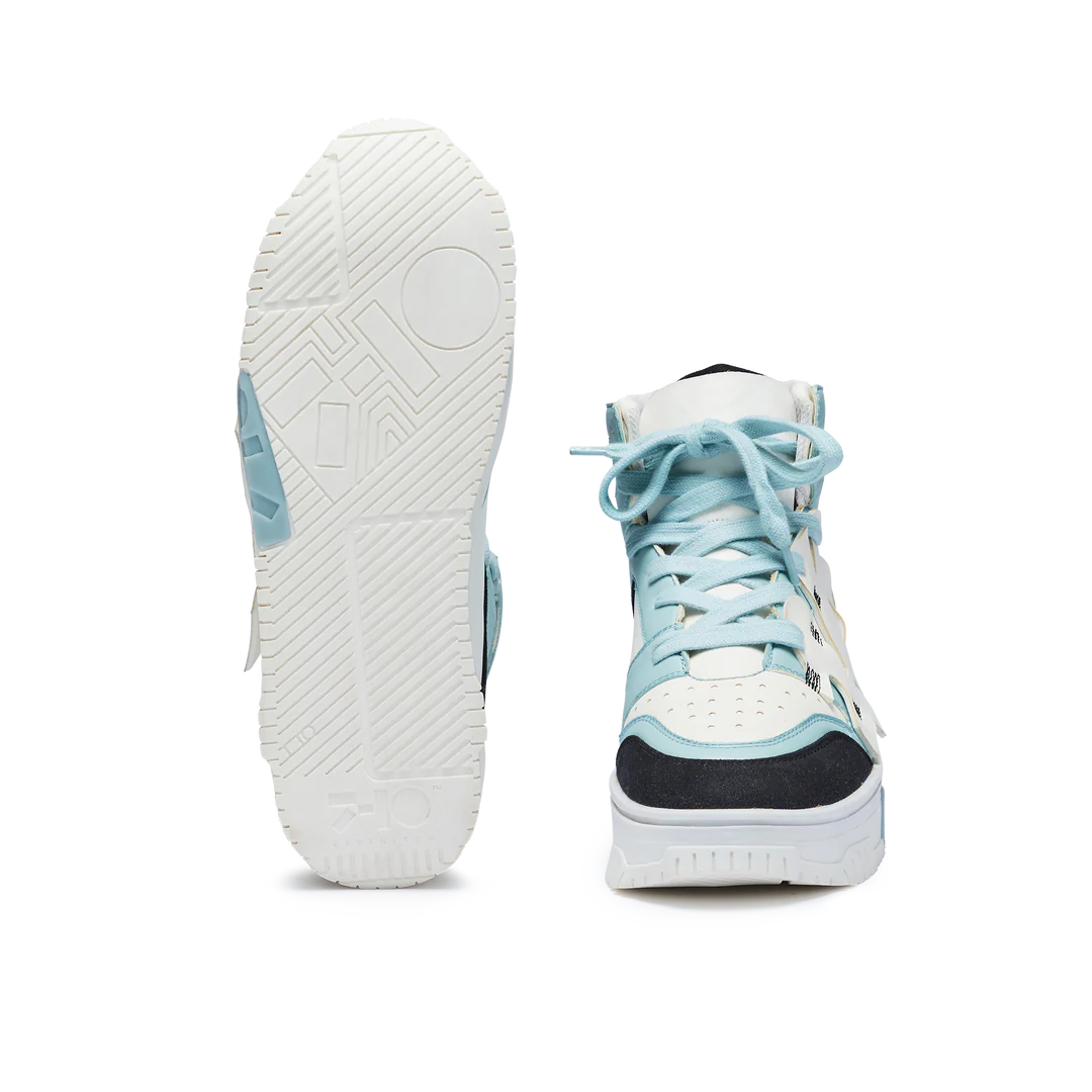 736 Cloud White High-Top Sneakers