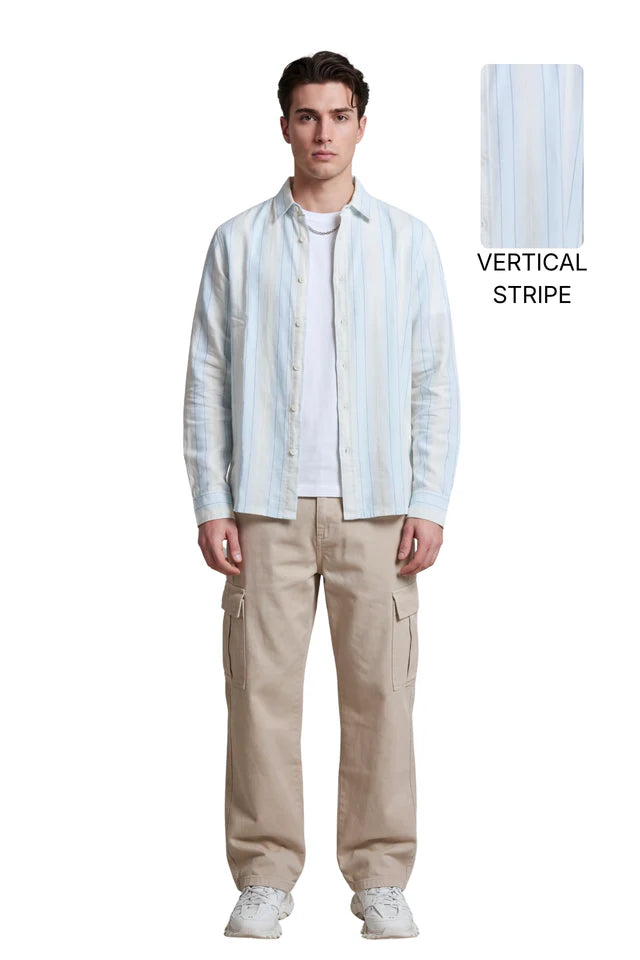 VERTICAL STRIPE CLASSIC SHIRT CRAFT SERIES