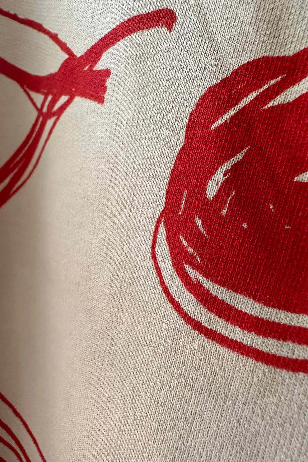 Bark Graphic Print Oversized Tee