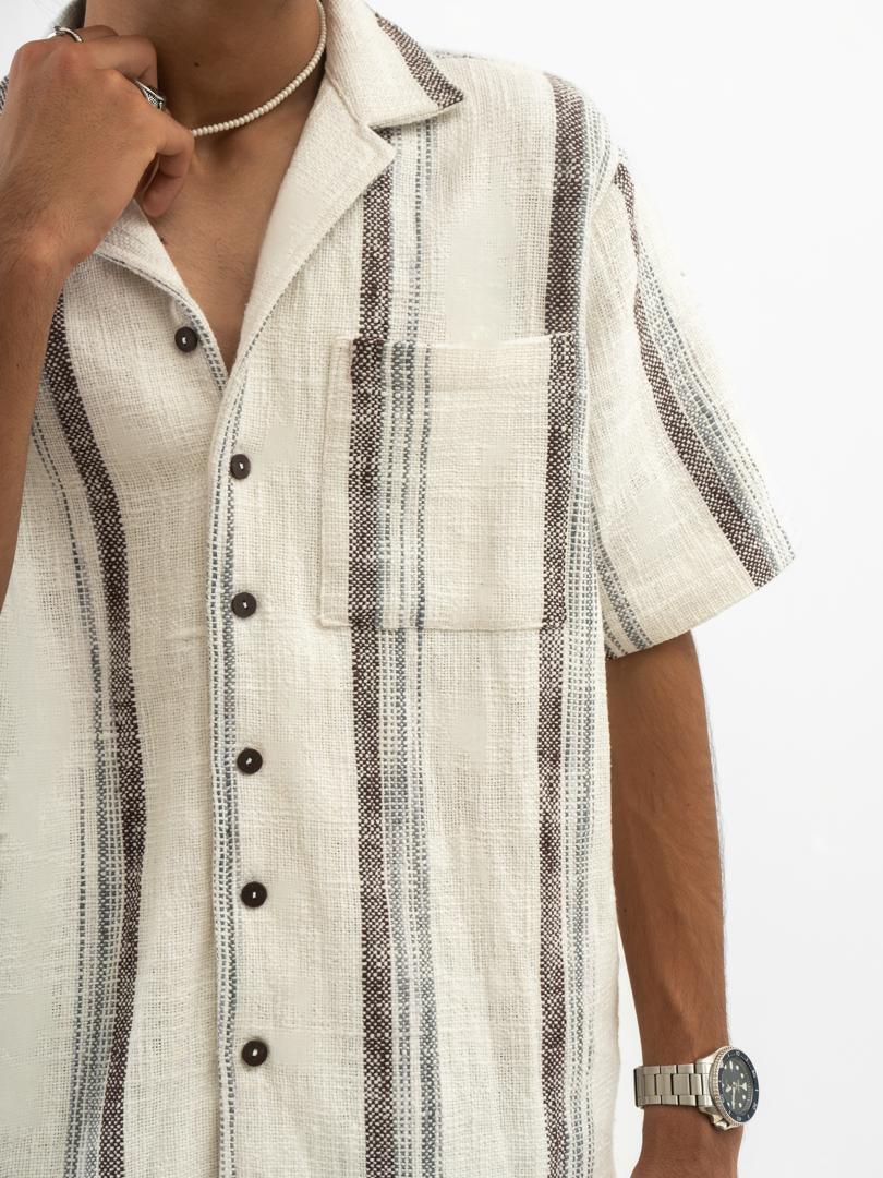 Textured Half Sleeves Shirt