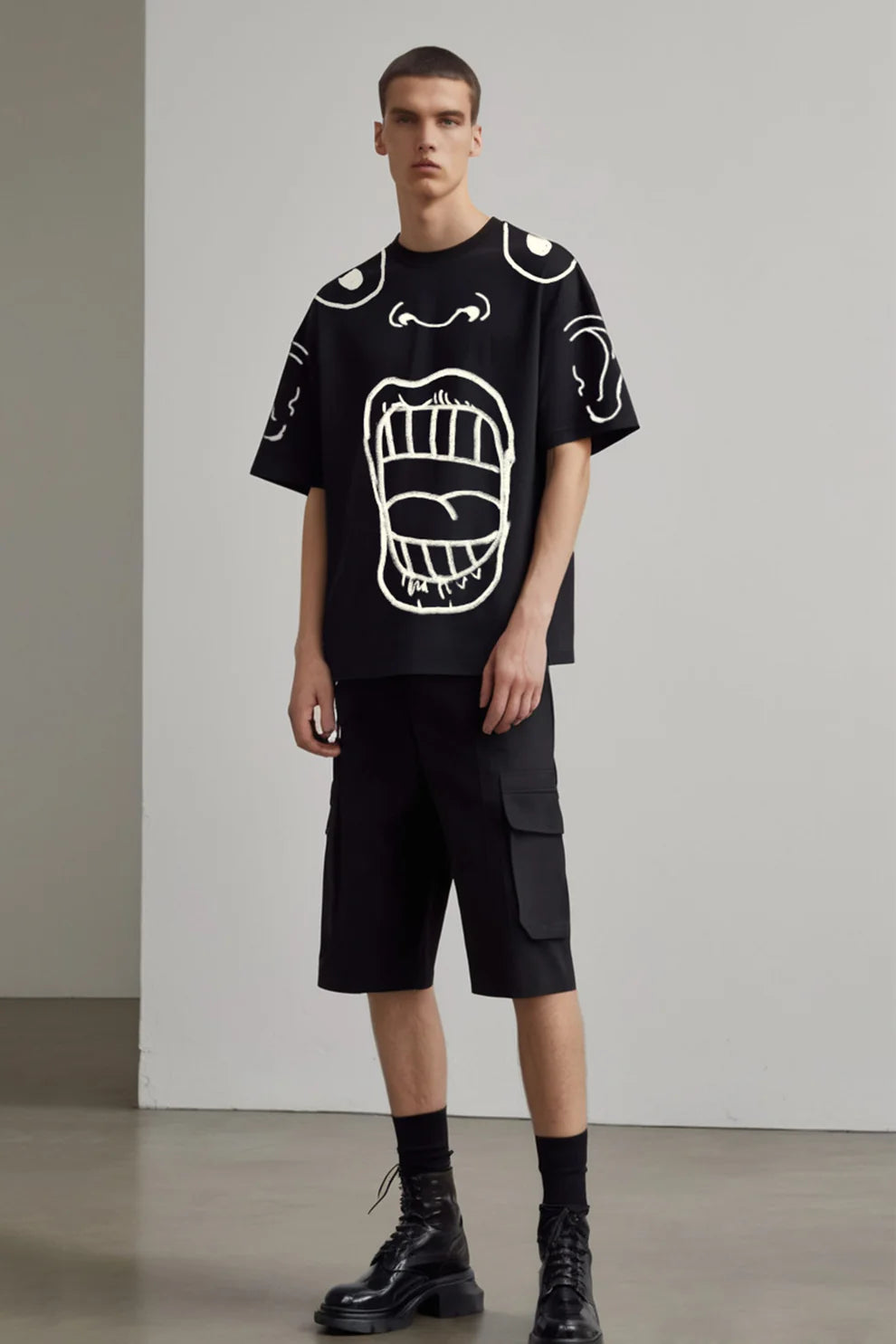 FACT Face Oversized Tee