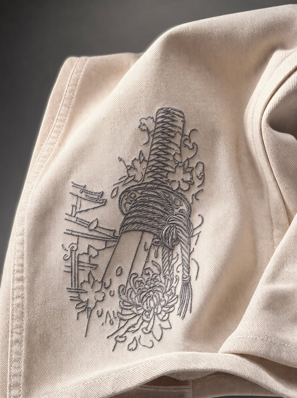 IVORY KATANA DENIM