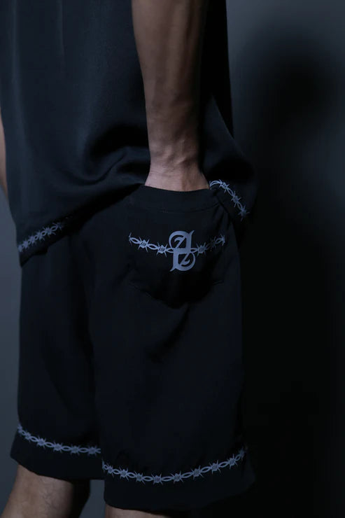 BARBED SHORTS BLACK
