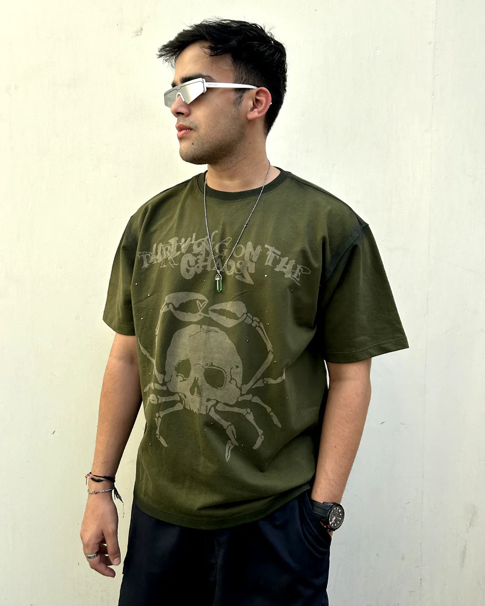 Chaos Tee Olive