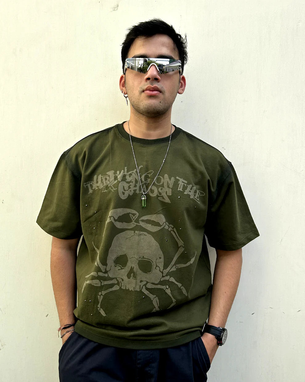 Chaos Tee Olive