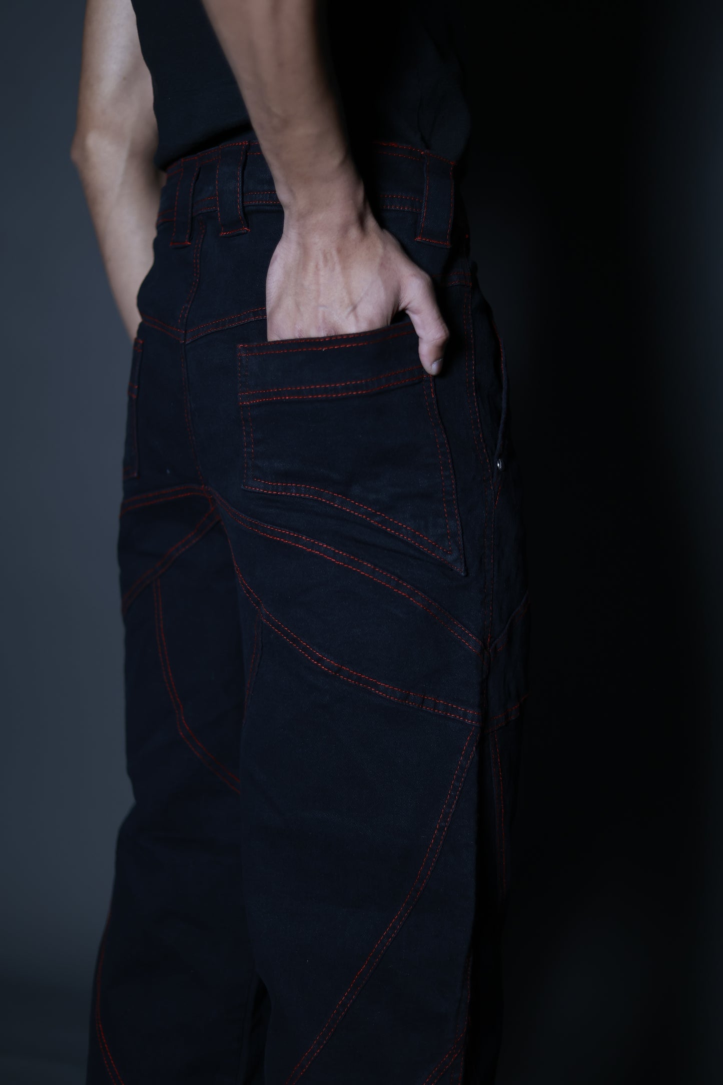 Flare Denims-Black