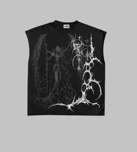 Celest Black Boxy Unisex Vest
