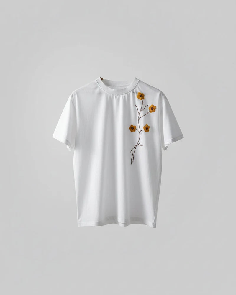 Floral Reverie T-Shirt White