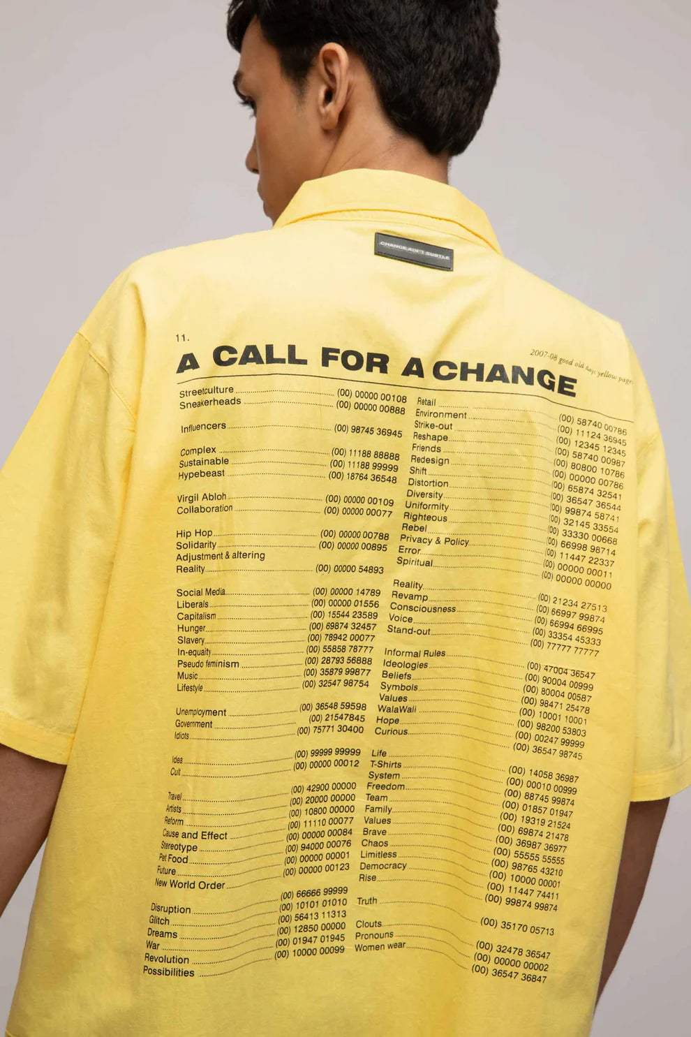 Yellow Page Shirt