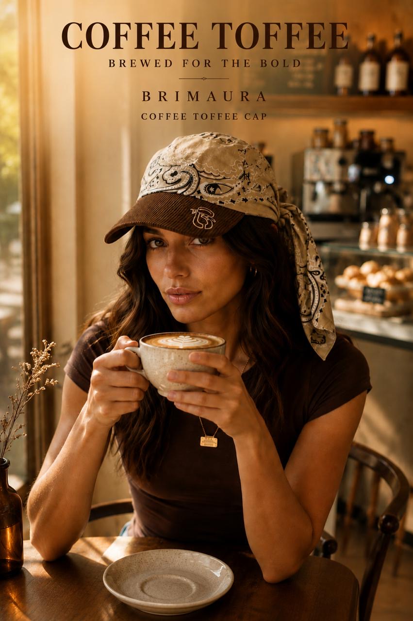 Coffee Toffee AURA With Corduroy Brim