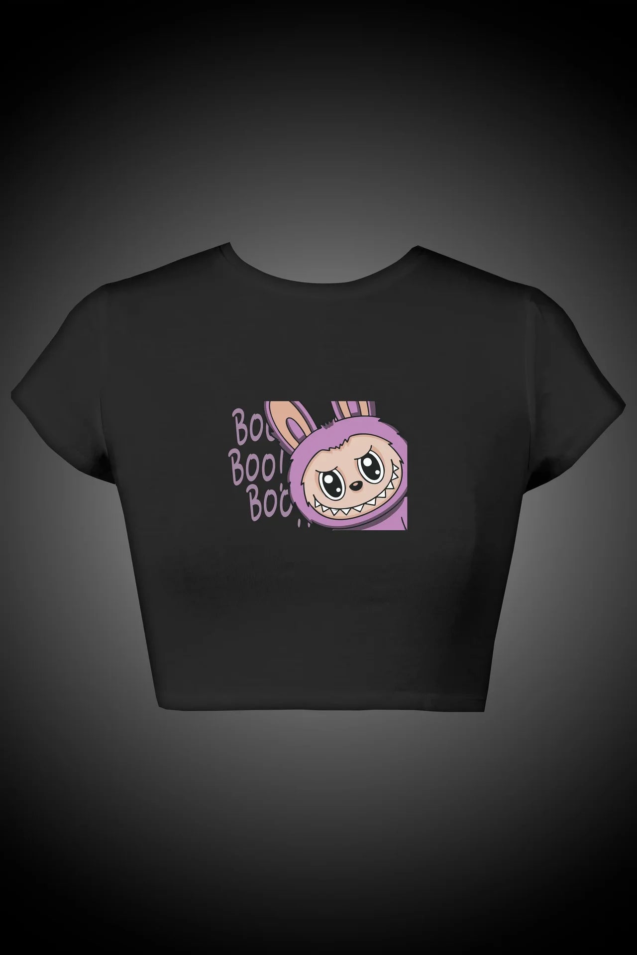 BOO ! GRAPHIC CROP TOP