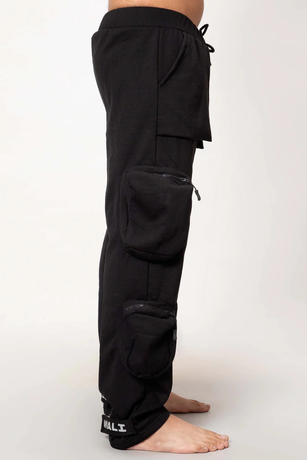 Heavy Weight Utility Cargo Joggers Black