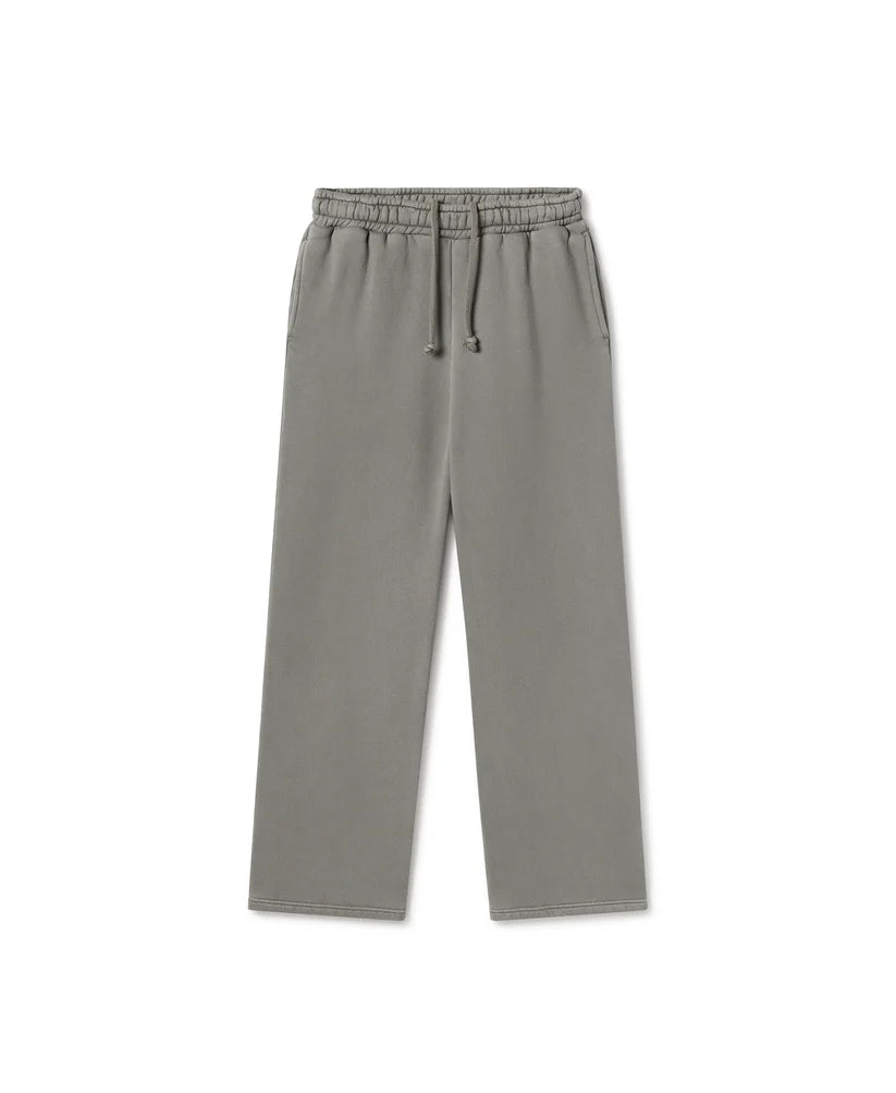 Mud Grey Open Bottom Sweatpants