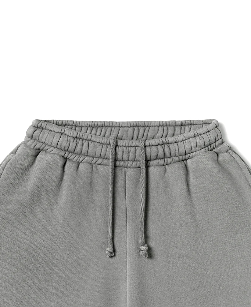 Mud Grey Open Bottom Sweatpants