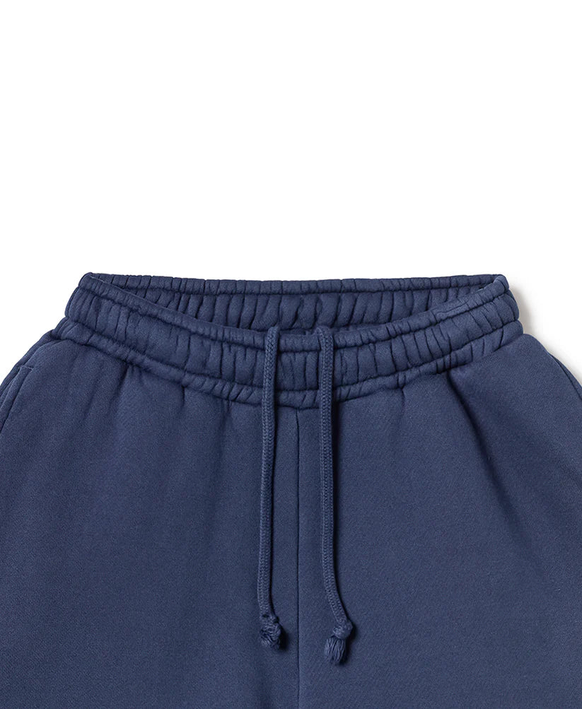 Navy Open Bottom Sweatpants