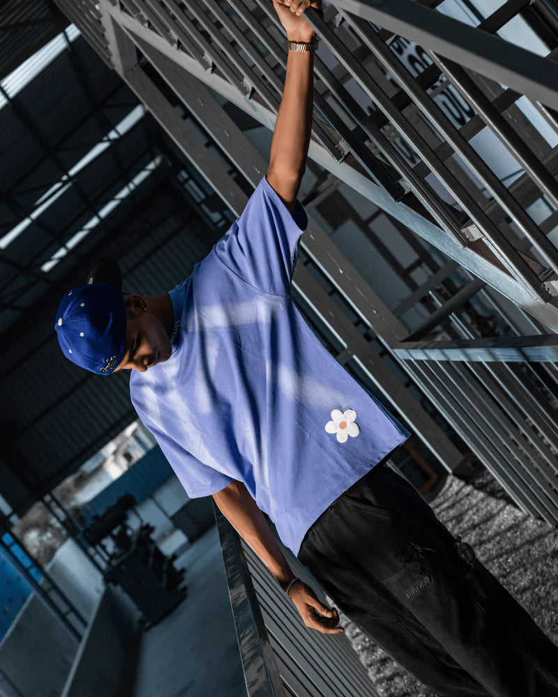 Peace and Pleasure Blue Tee