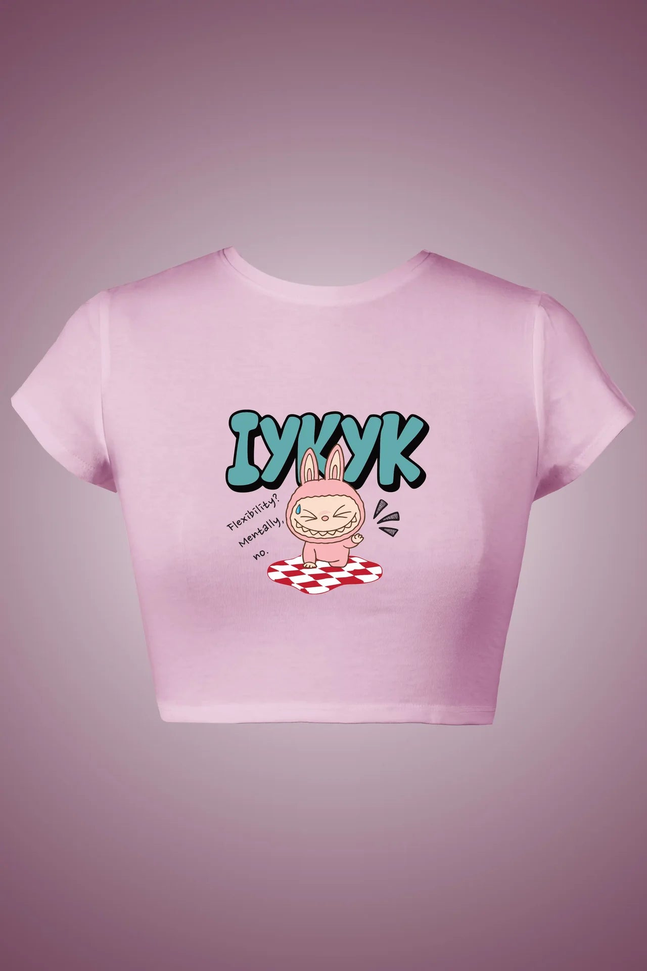 IYKYK GRAPHIC CROP TOP