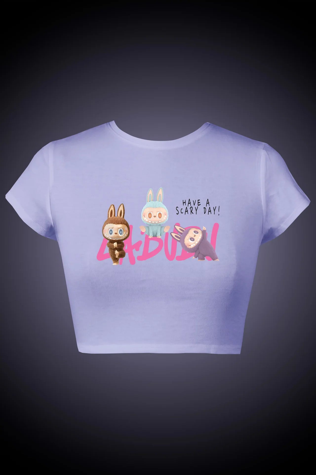 SCARY DAY GRAPHIC CROP TOP
