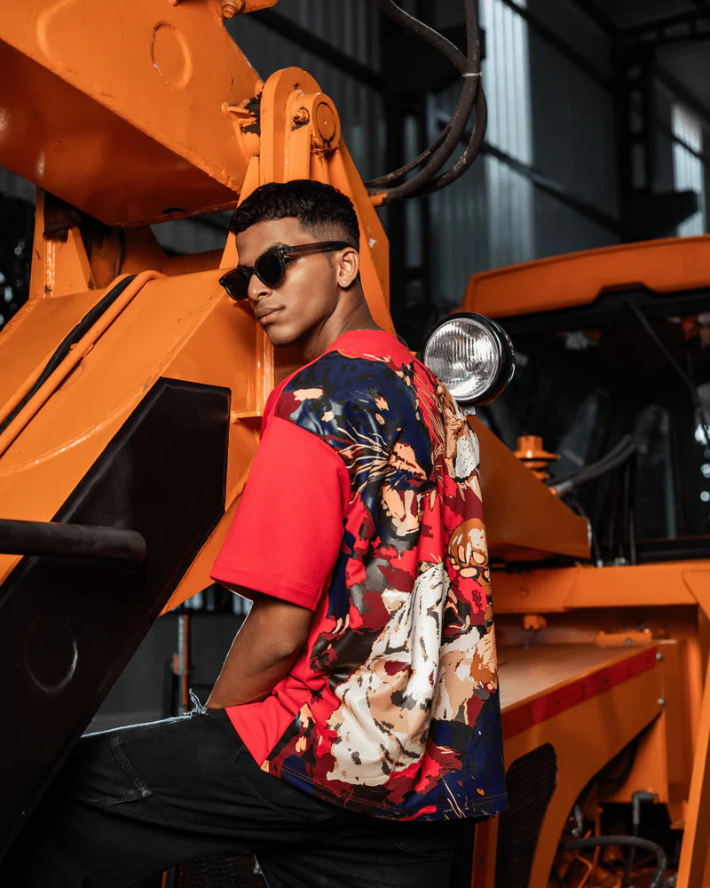Rival Roar Tiger Red Tee