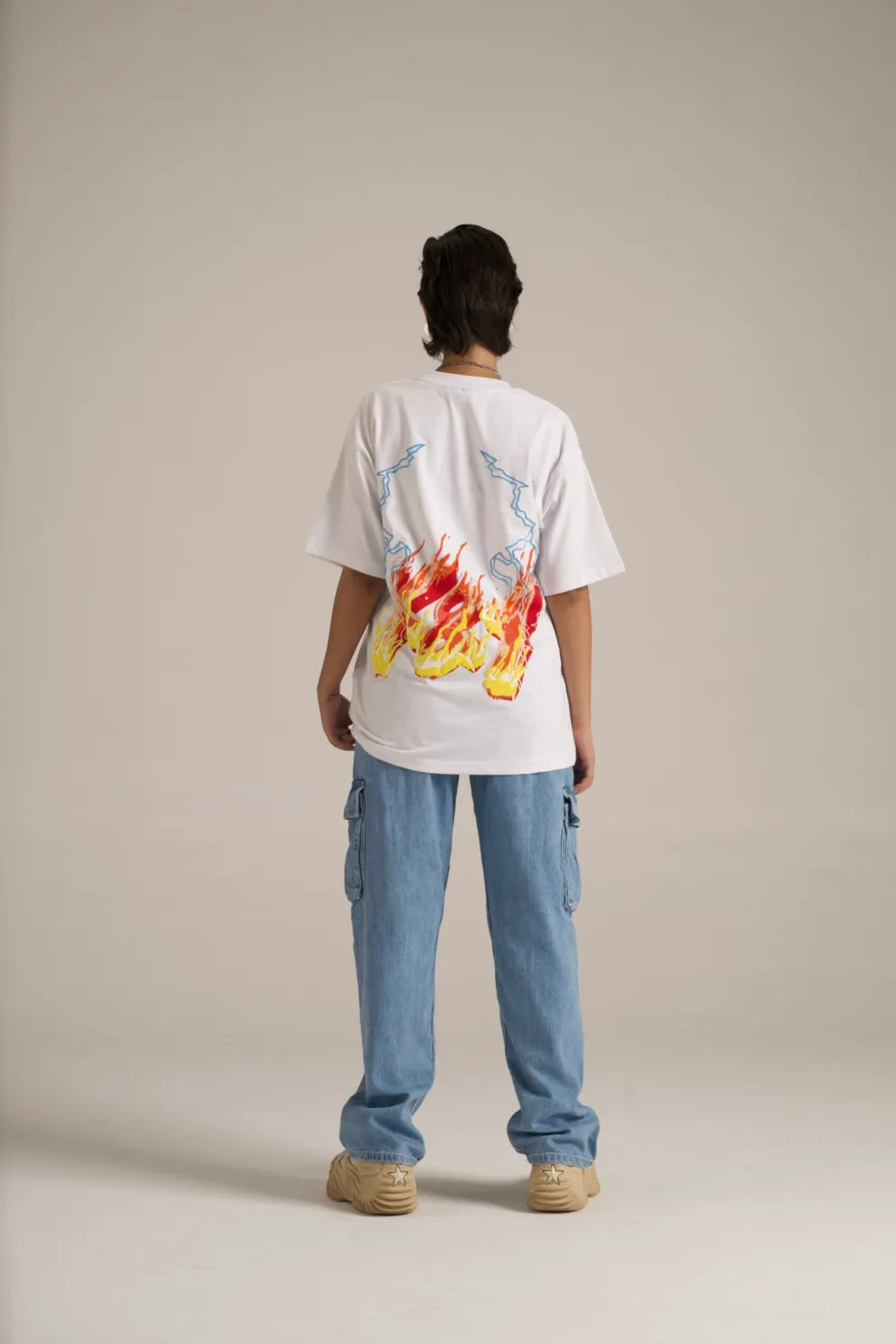 Electro Eagle White Tee