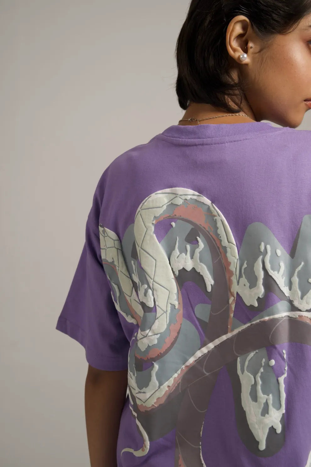 Lavender serpent Tee