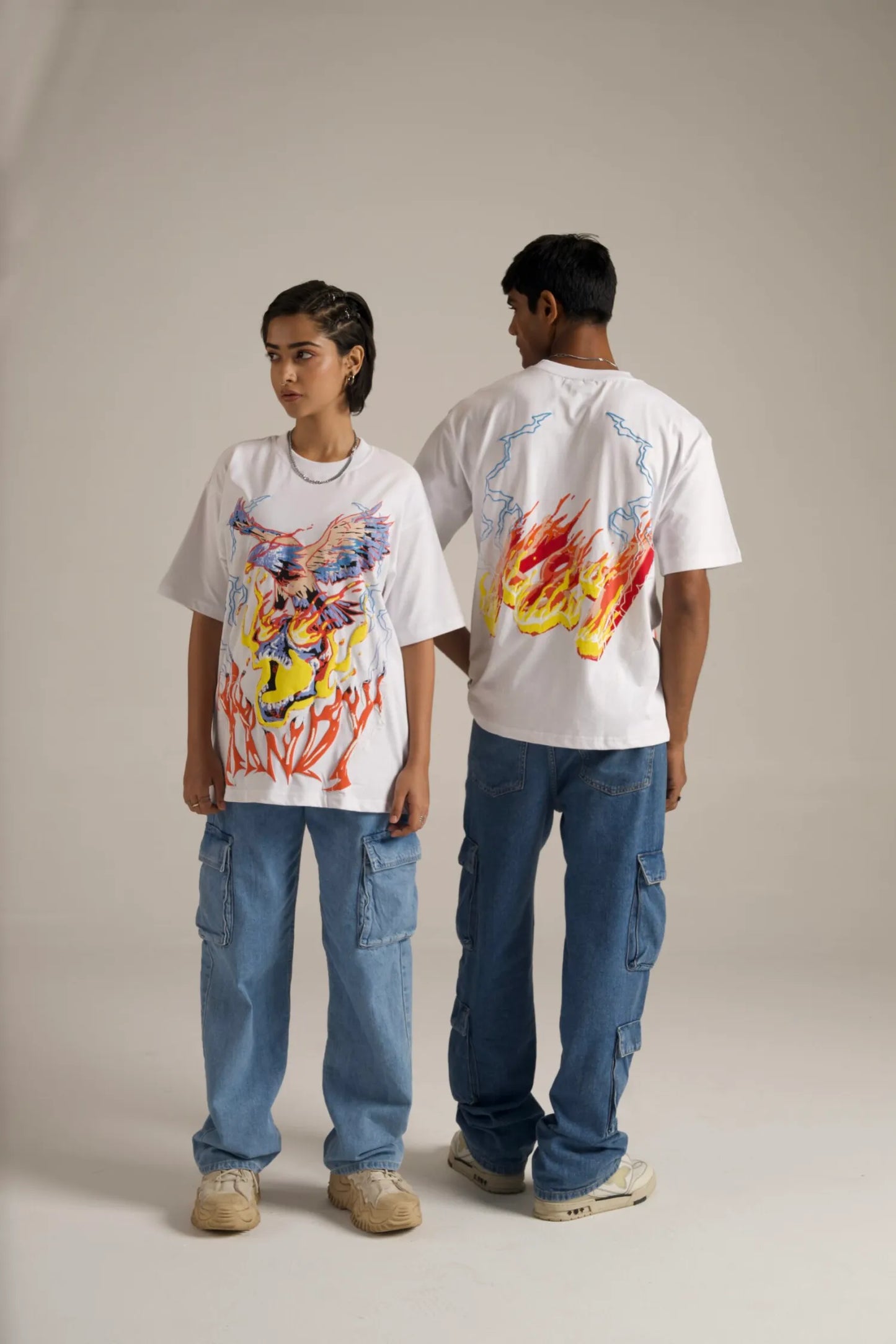 Electro Eagle White Tee