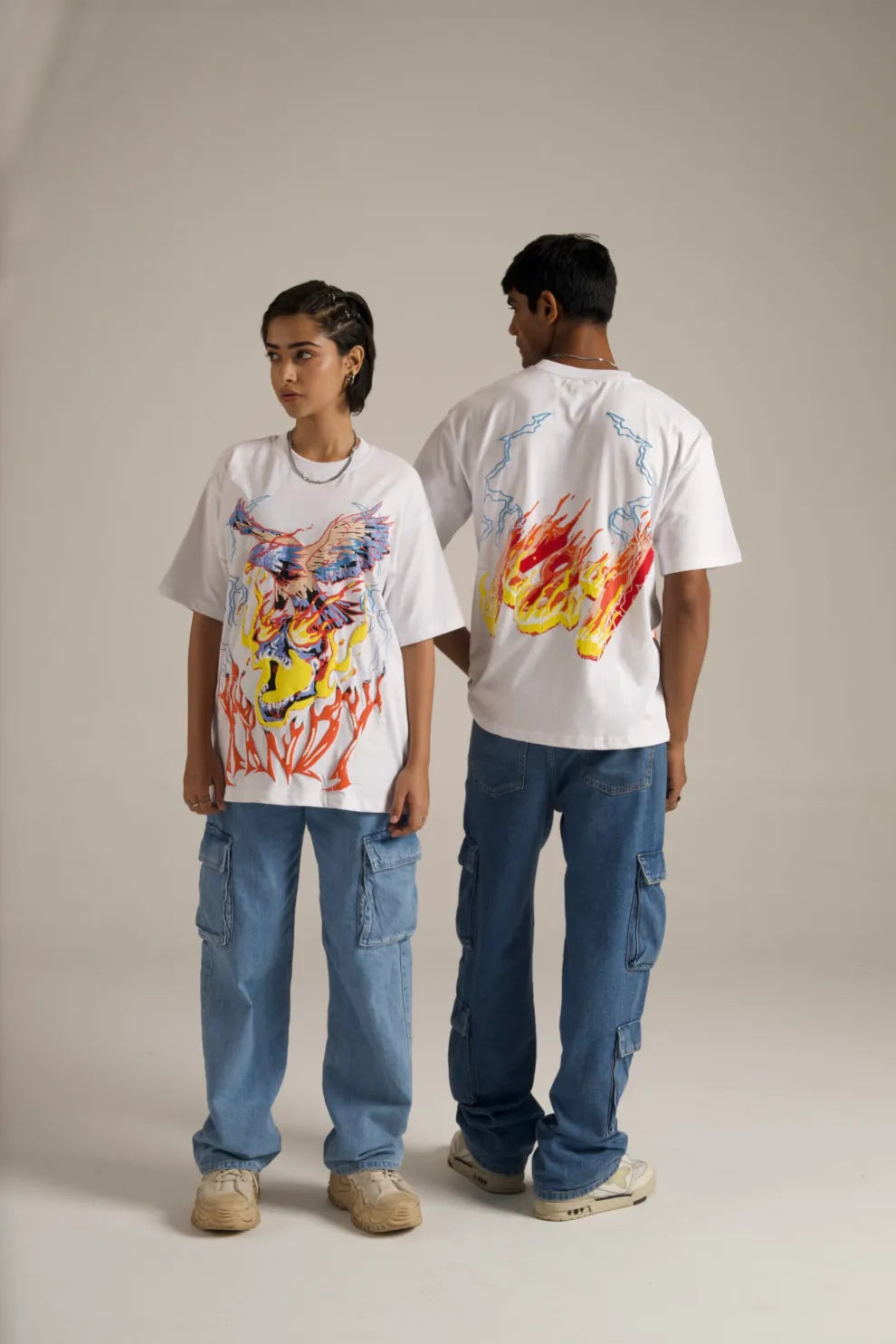 Electro Eagle White Tee