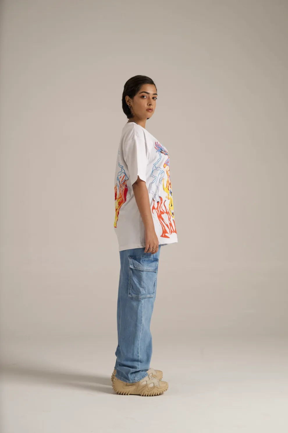 Electro Eagle White Tee