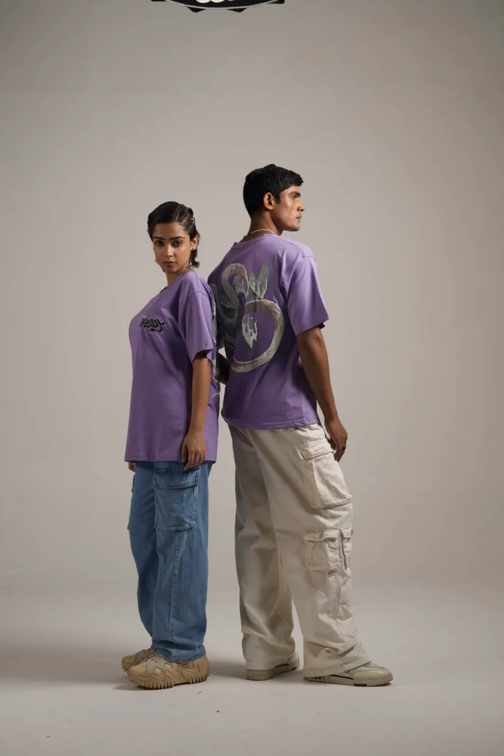 Lavender serpent Tee