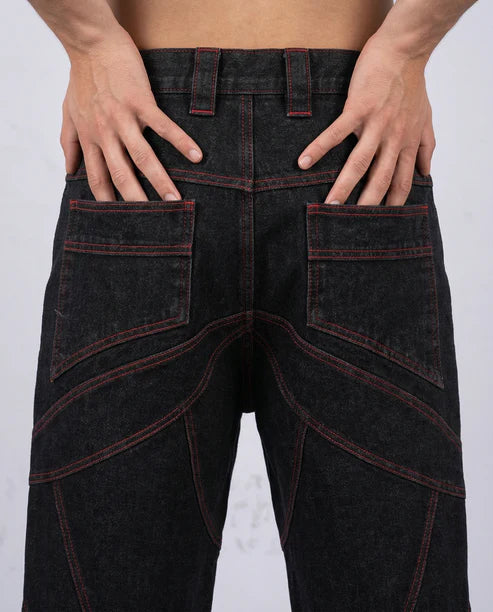 Flare Denims (Black)