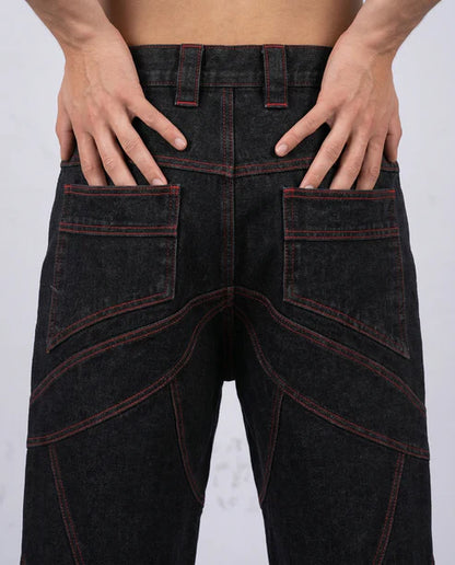 Flare Denims (Black)
