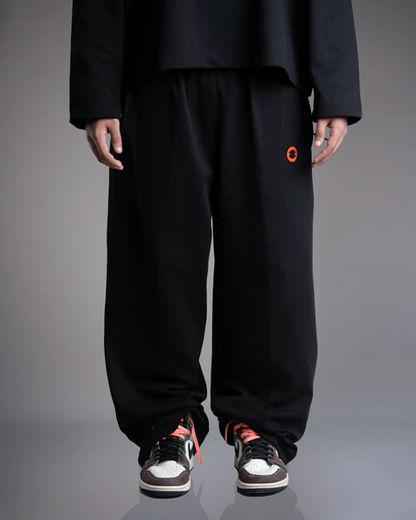NEVER BEEN NORMAL - Baggy Black Pant