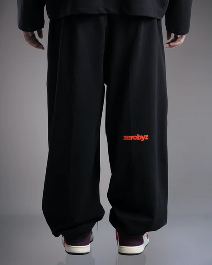 NEVER BEEN NORMAL - Baggy Black Pant