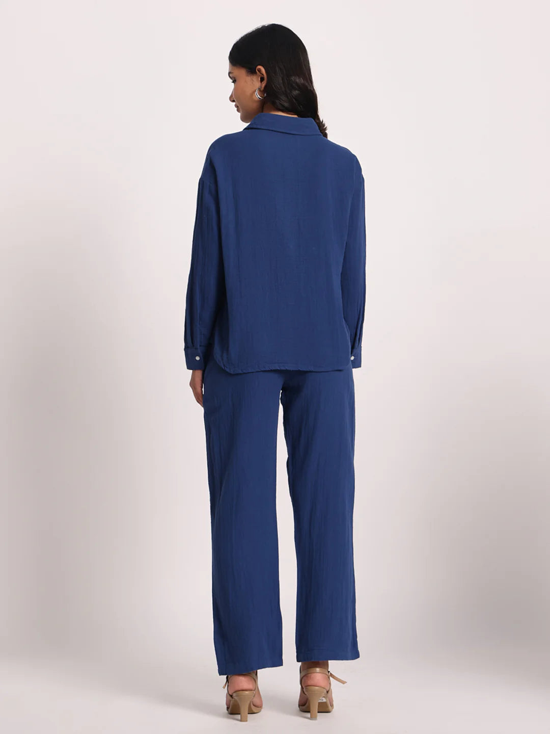 The "Effortless Indigo" Co-ord Set