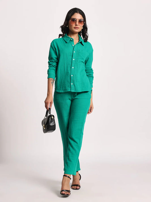 The "Vibrant Teal" Co-ord Set